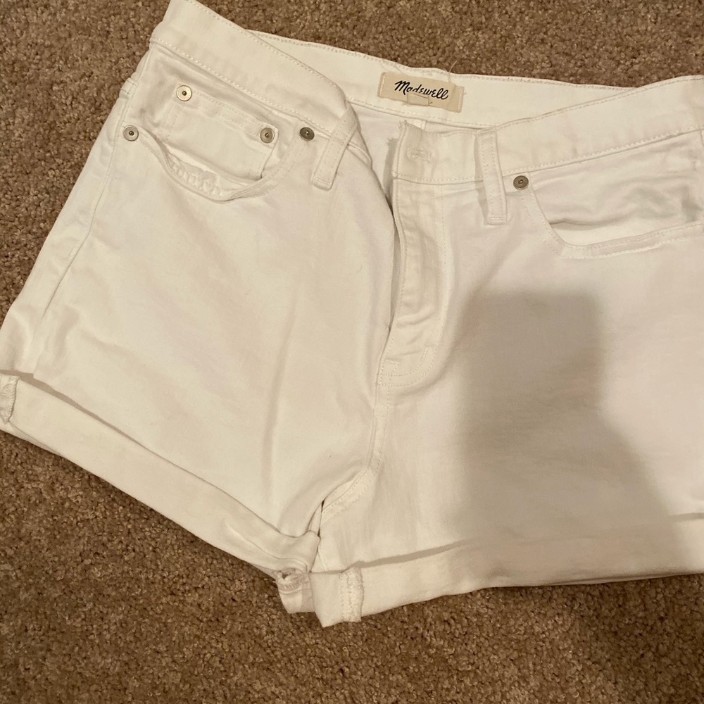 White madewell shorts